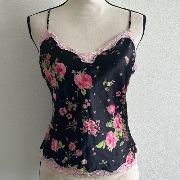 Victoria's Secret Tops - 2001 Victoria’s Secret floral printed cami